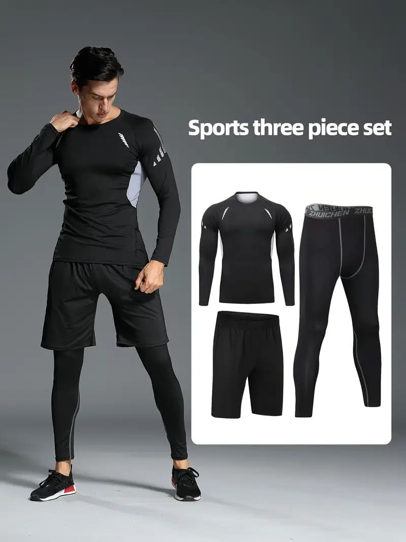 Men's 3-Piece Athletic Set